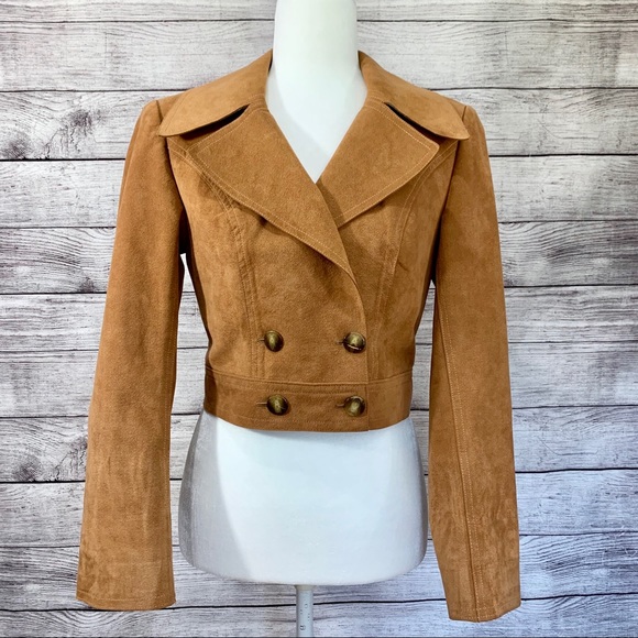 Jackets & Blazers - Beautfiul Cropped Suede Like Jacket